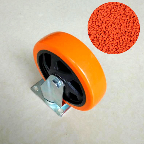 PVC injection molded particles